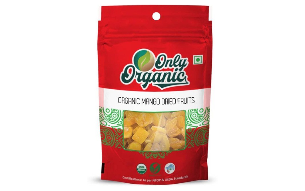 Only Organic Mango Dried Fruits   Pack  100 grams
